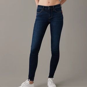 American Eagle Women’s Next Level Stretch Low-Rise Soft Jeggings Long Cut Jeans